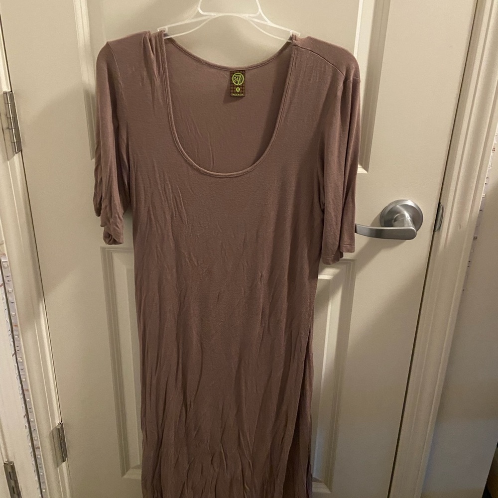 Brown long dress